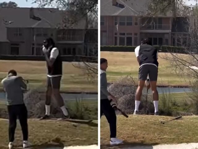 Anthony Davis chega ao campo de golfe em meio à recuperação de lesões
