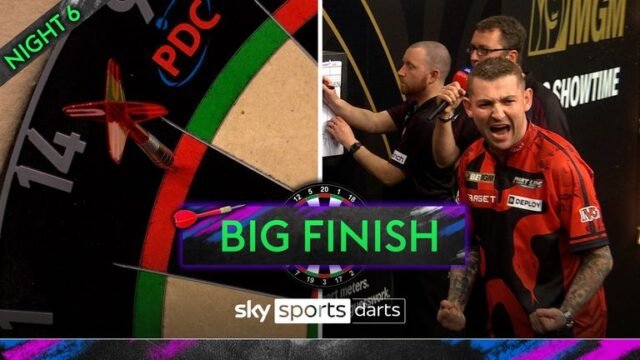 Nathan Aspinall: Stockport Ace conquista o título da turnê européia de Maiden com a vitória sobre Ryan Joyce | Notícias de Darts
