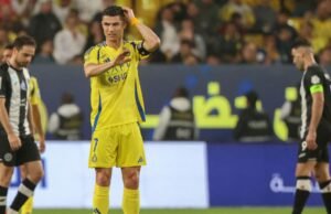 O objetivo de Ronaldo não é suficiente para garantir a vitória para o Al Nassr no empate por 2-2 contra o Al Shabab O objetivo de Ronaldo não é suficiente para garantir a vitória para o Al Nassr no empate por 2-2 contra o Al Shabab
