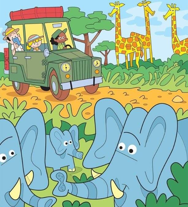 Todo-mundo-pode-ver-os-turistas-em-uma-viagem-de.jpg Todo mundo pode ver os turistas em uma viagem de safari, mas você tem um QI alto se pode identificar o relógio em 5 segundos