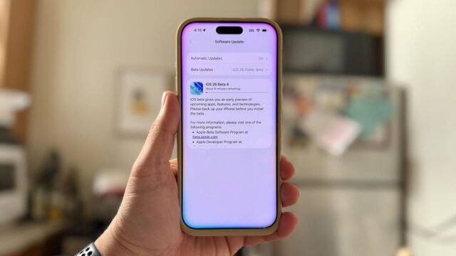 Novo iOS 26 Beta 4 Public Beta 4 nos aproxima um passo mais perto do lançamento final do iPhone
