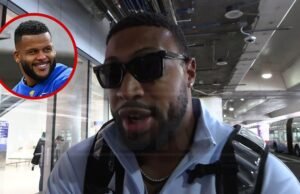 Aaron Donald tem potencial para lançamento de peso olímpico, afirma campeão de disco Aaron Donald tem potencial para lançamento de peso olímpico, afirma campeão de disco