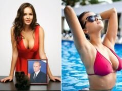 A ‘amante adolescente de Putin, de 17 anos, recebeu £ 1 milhão e seu pai foi colocado na folha de pagamento de Vlad após um caso sórdido com o tirano’ A 'amante adolescente de Putin, de 17 anos, recebeu £ 1 milhão e seu pai foi colocado na folha de pagamento de Vlad após um caso sórdido com o tirano'