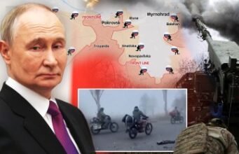 Momento impressionante: helicóptero ucraniano abate drone russo no ar com disparo rápido de minigun Momento impressionante: helicóptero ucraniano abate drone russo no ar com disparo rápido de minigun