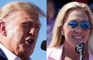 Rachadura entre Trump e Greene ressalta crescente divisão na direita populista Rachadura entre Trump e Greene ressalta crescente divisão na direita populista